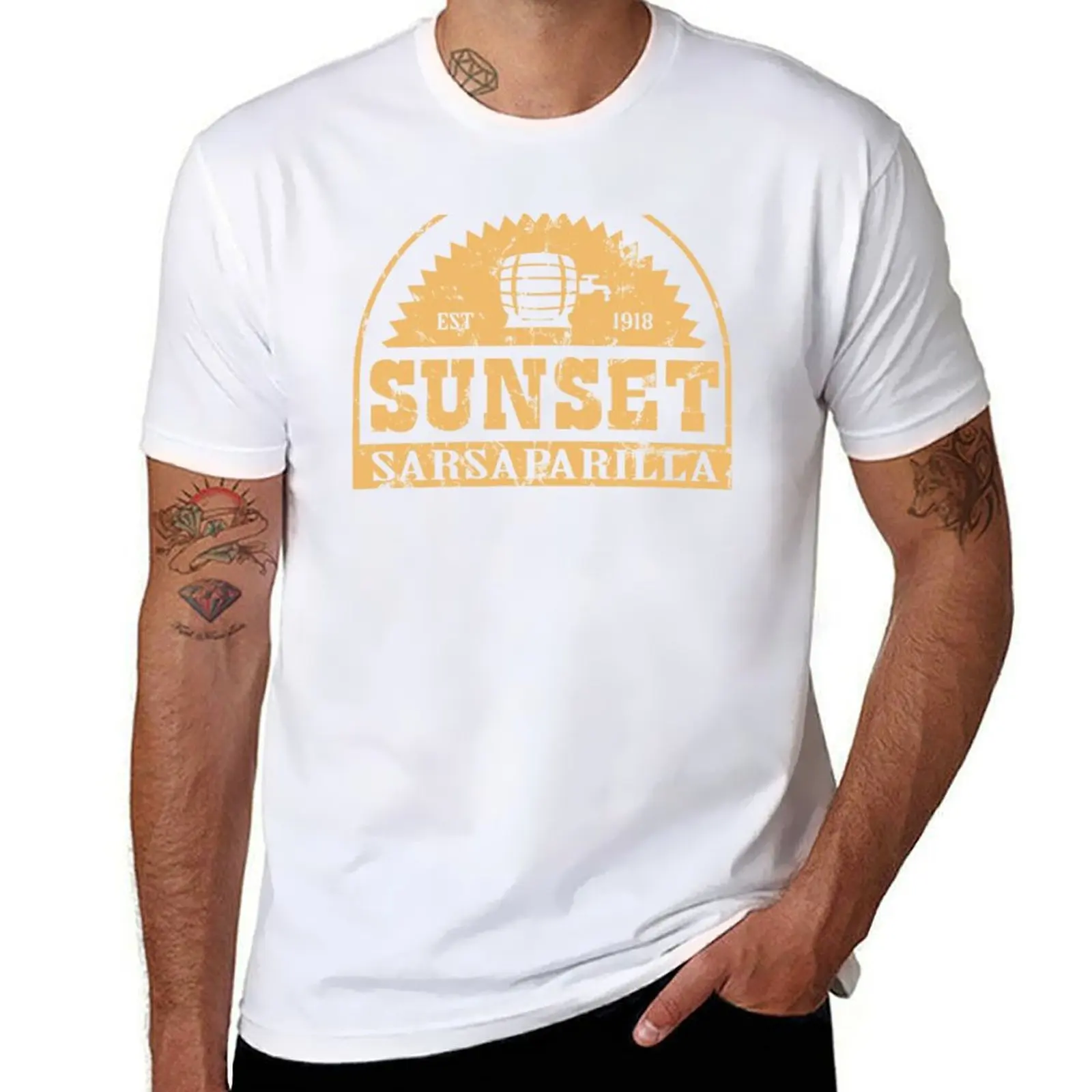Sunset Sarsaparilla T-Shirt cotton t shirts man 100% black cotton t-shirt plain for man package T-Shirt
Sunset Sarsaparilla T-Shirt cotton t shirts man 100% black cotton t-shirt plain for man package T-Shirt