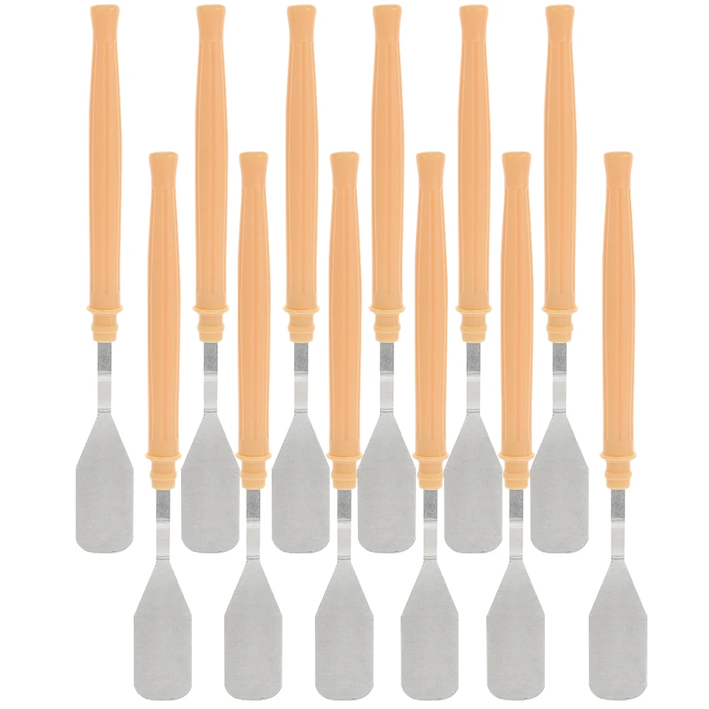 12 Pcs Scraper Palette Knife Practical Paint Spatulas Plastic Handle Painting Tools for Craft Khaki Artist Mixing
12 Pcs Scraper Palette Knife Practical Paint Spatulas Plastic Handle Painting Tools for Craft Khaki Artist Mixing