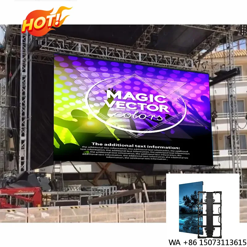 Изогнутая уличная светодиодная видеостена P3.91/P4.81 для аренды, панели 500x1000 мм для рекламы
Изогнутая уличная светодиодная видеостена P3.91/P4.81 для аренды, панели 500x1000 мм для рекламы