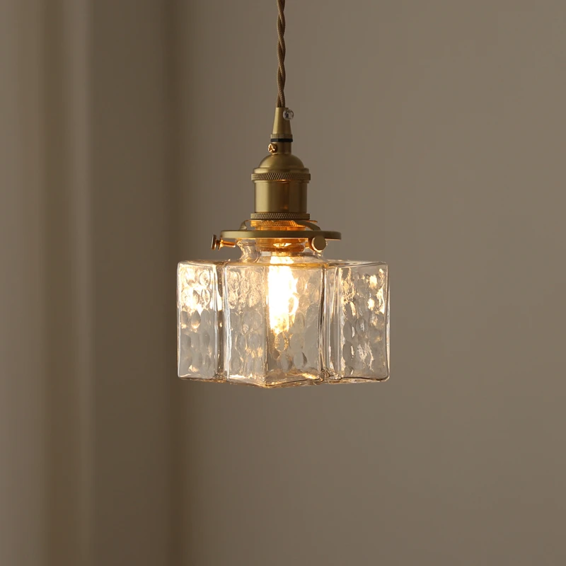 Japanese retro glass chandelier Nordic minimalist B&B bedside luxury creative restaurant balcony porch brass lamp
Japanese retro glass chandelier Nordic minimalist B&B bedside luxury creative restaurant balcony porch brass lamp