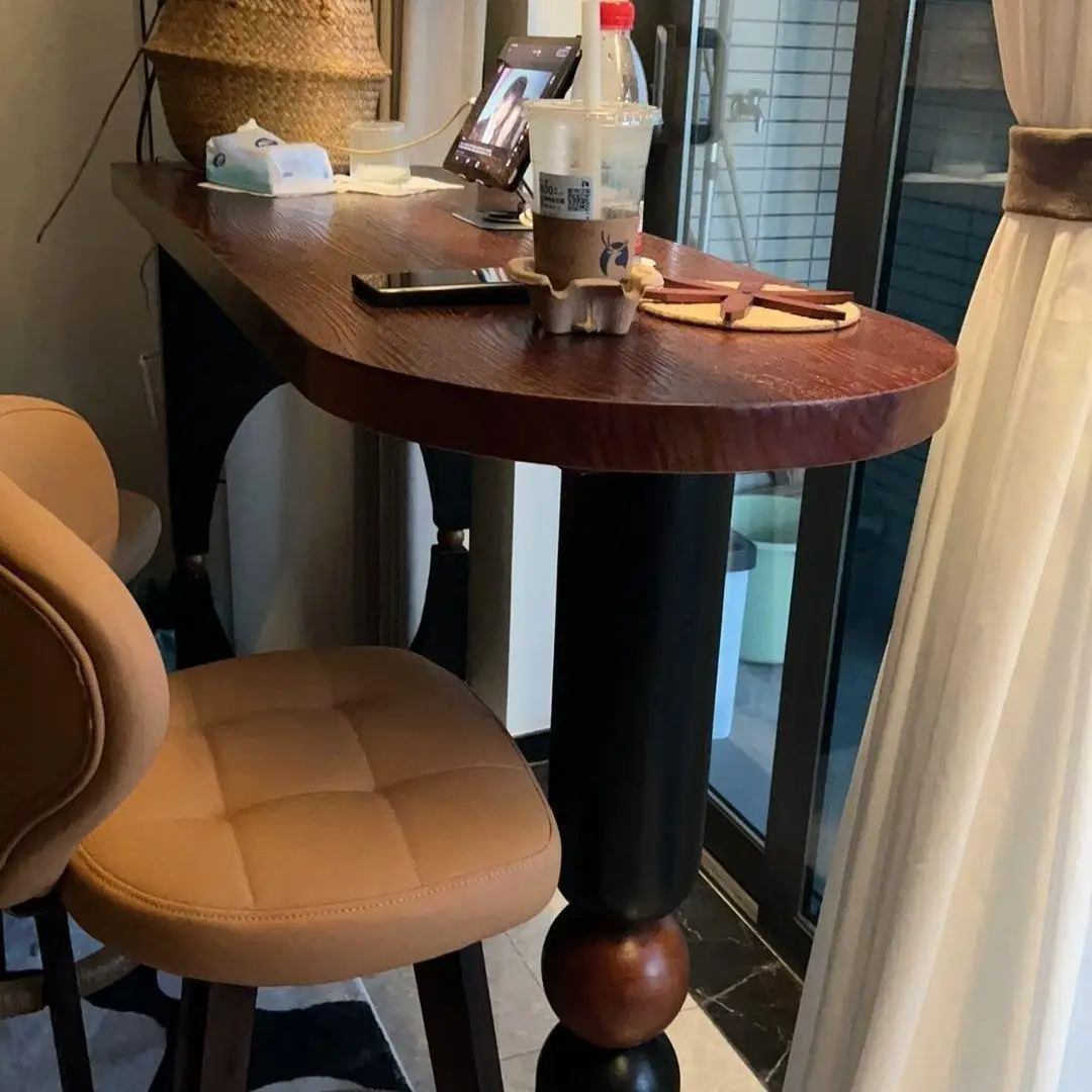 Bar table Commercial milk tea shop Table and chair combination Talltable Wine bar counter Wall narrow striptable Balcony Leisu
Bar table Commercial milk tea shop Table and chair combination Talltable Wine bar counter Wall narrow striptable Balcony Leisu
