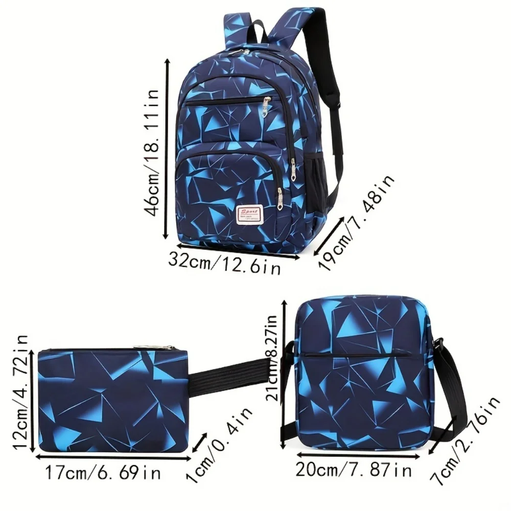 3PCS Large Capacity Backpack Set, Preppy Back To School Daypack, Travel Knapsack, Laptop Bag, Shoulder Bag & Pencil Chococat
3PCS Large Capacity Backpack Set, Preppy Back To School Daypack, Travel Knapsack, Laptop Bag, Shoulder Bag & Pencil Chococat