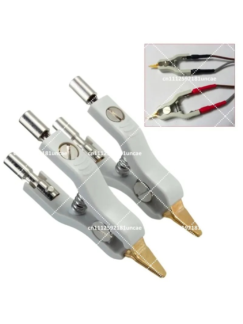 2Pcs Copper Test Clip Bridge Test Clip Microresistivity Clamp Testing Accessories
2Pcs Copper Test Clip Bridge Test Clip Microresistivity Clamp Testing Accessories