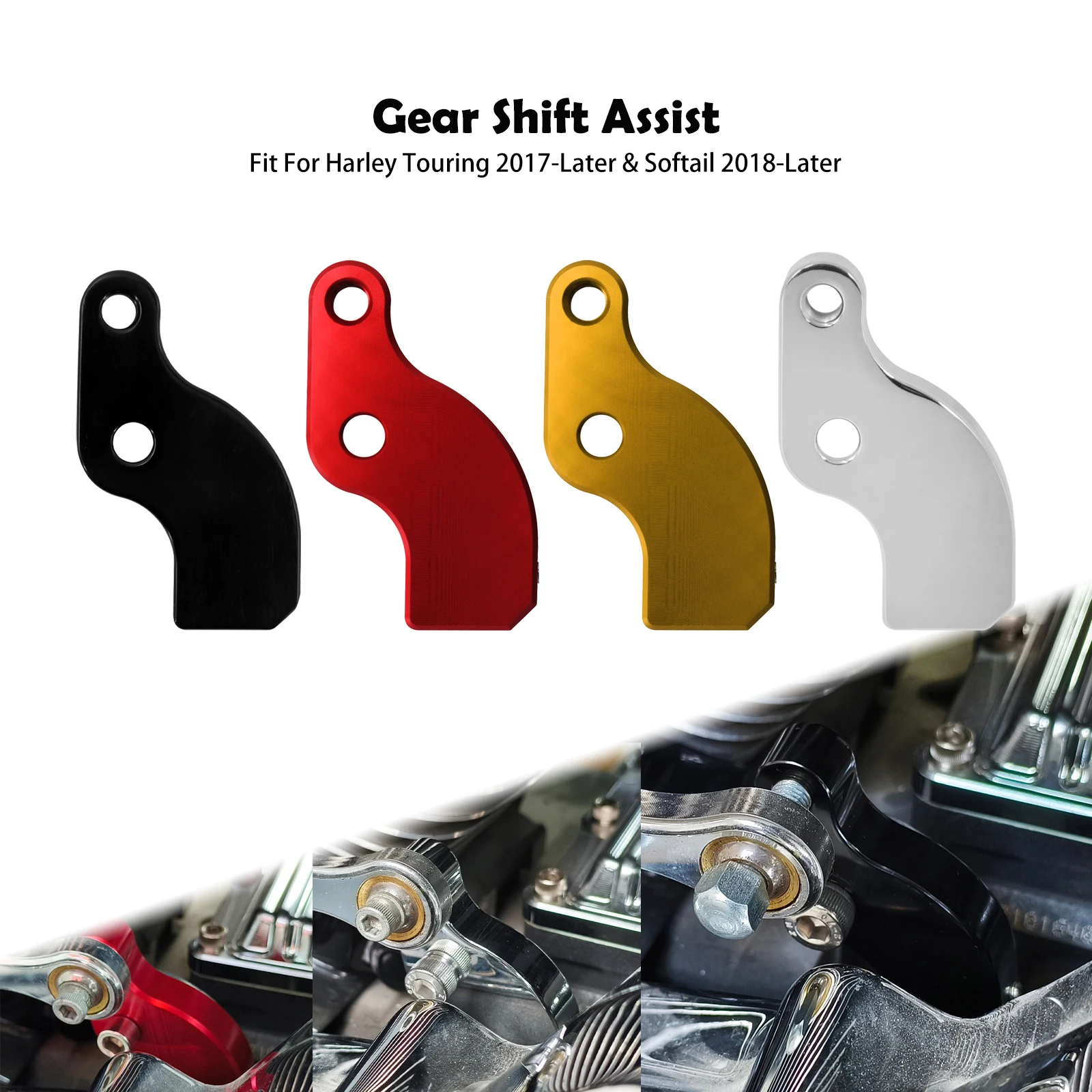 Motorcycle Aluminium Gear Shift Assist Transmission Booster For Harley Touring 17-UP Street Road Glide Softail 18-UP Breakout FL
Motorcycle Aluminium Gear Shift Assist Transmission Booster For Harley Touring 17-UP Street Road Glide Softail 18-UP Breakout FL