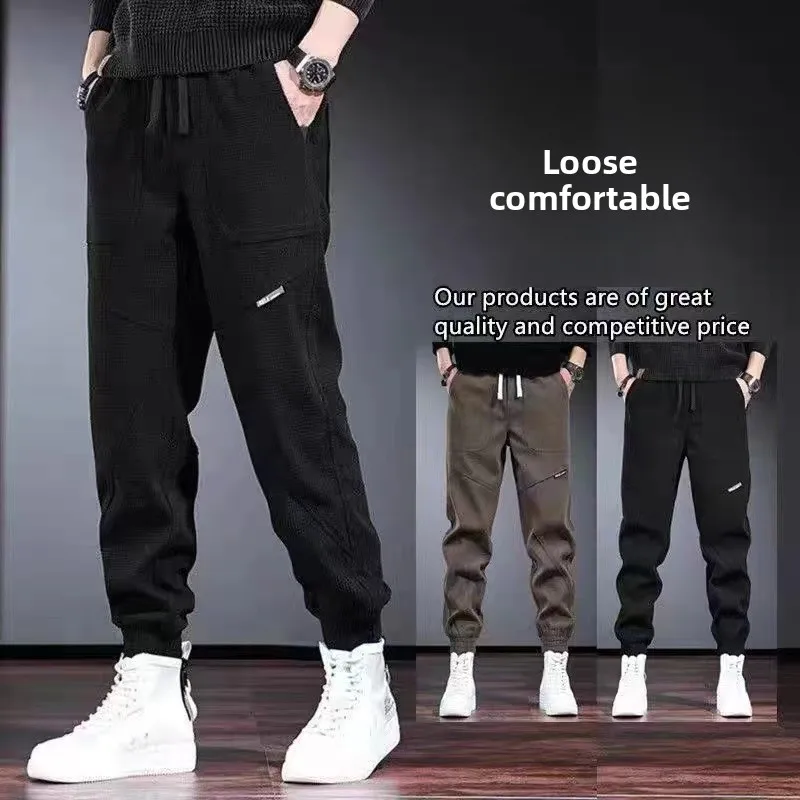 Мужские вельветовые брюки, осенне-зимние свободные повседневные брюки в американском стиле Thiened Fce, верхняя одежда, брюки для отдыха с манжетами
Мужские вельветовые брюки, осенне-зимние свободные повседневные брюки в американском стиле Thiened Fce, верхняя одежда, брюки для отдыха с манжетами