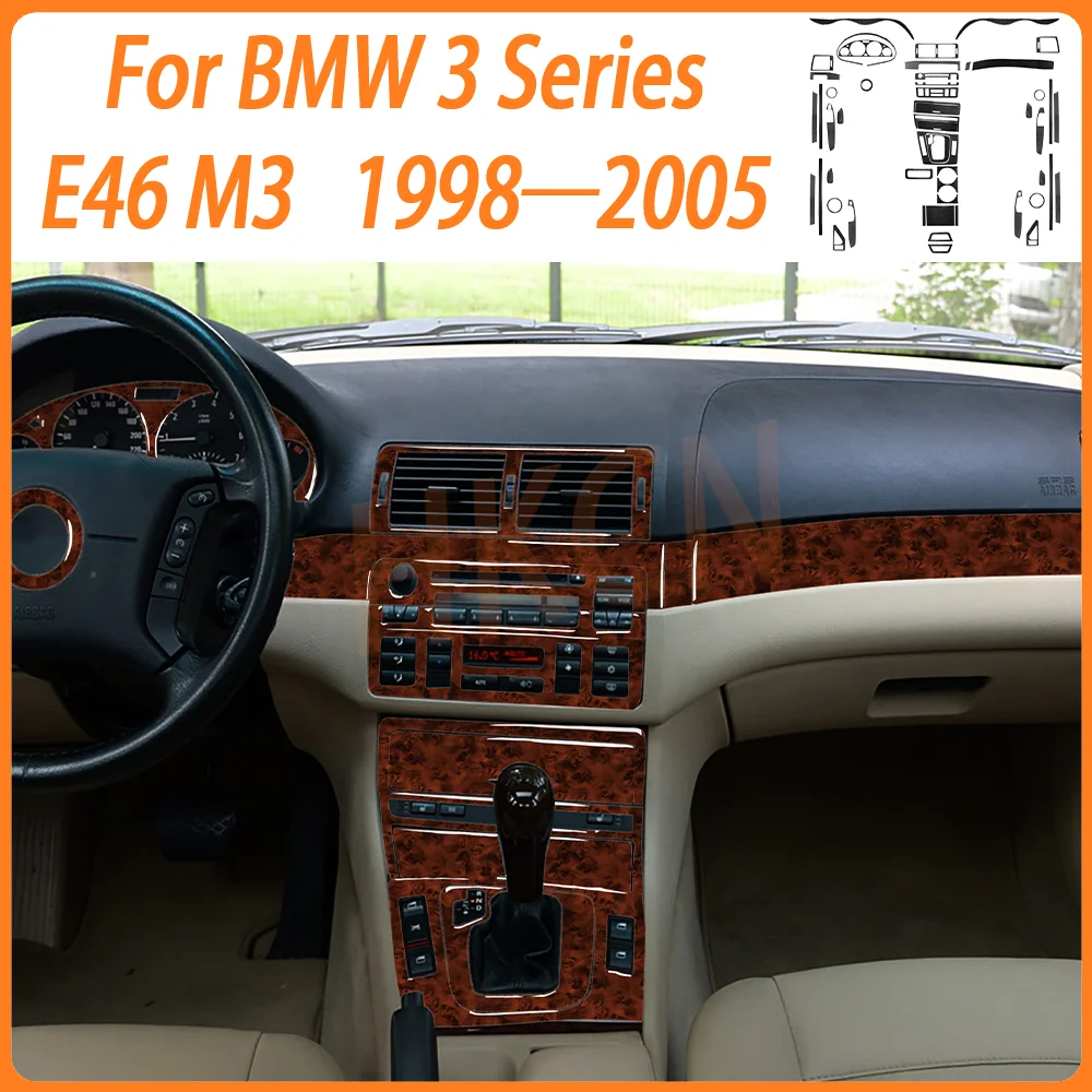 Car Interior Accessories Door Armrest AC CD Button Frame Console Gear Shift Panel Sticker For BMW 3 Series E46 M3 1998-2005
Car Interior Accessories Door Armrest AC CD Button Frame Console Gear Shift Panel Sticker For BMW 3 Series E46 M3 1998-2005