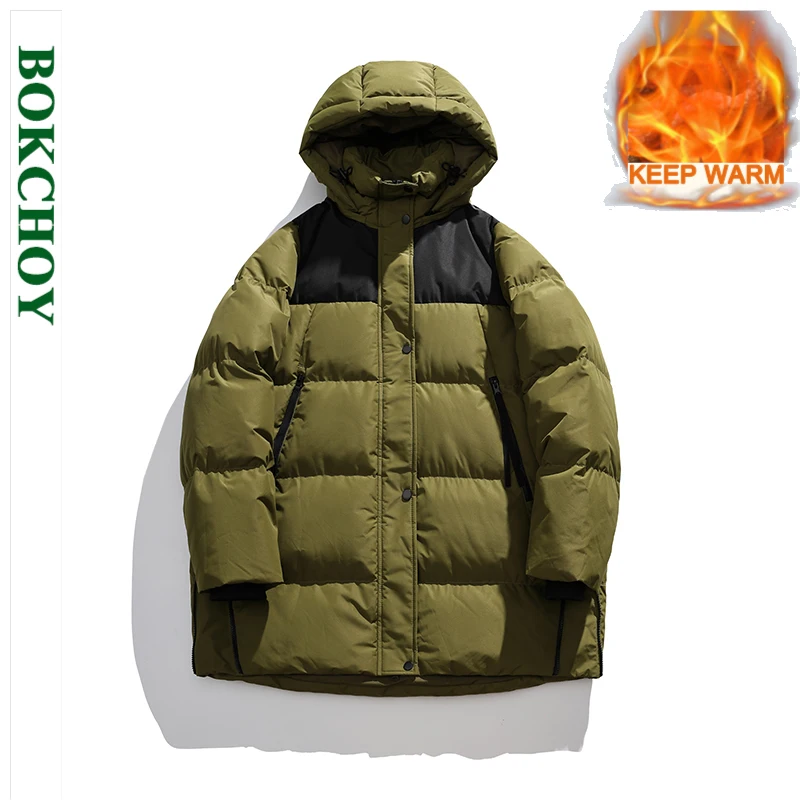 2024 Winter New Casual Patchwork Loose Hooded Jackets for Men Clothing Keep Warm Stand Collar Padded Coat JL3325-2
2024 Winter New Casual Patchwork Loose Hooded Jackets for Men Clothing Keep Warm Stand Collar Padded Coat JL3325-2