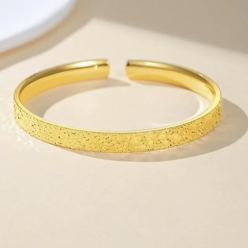 SMILE Real 18K Gold Broken Ice Bracelet AU750 Non demolding Solid Women's Style Versatile Bracelet Boutique Jewelry Gift B0029
SMILE Real 18K Gold Broken Ice Bracelet AU750 Non demolding Solid Women's Style Versatile Bracelet Boutique Jewelry Gift B0029