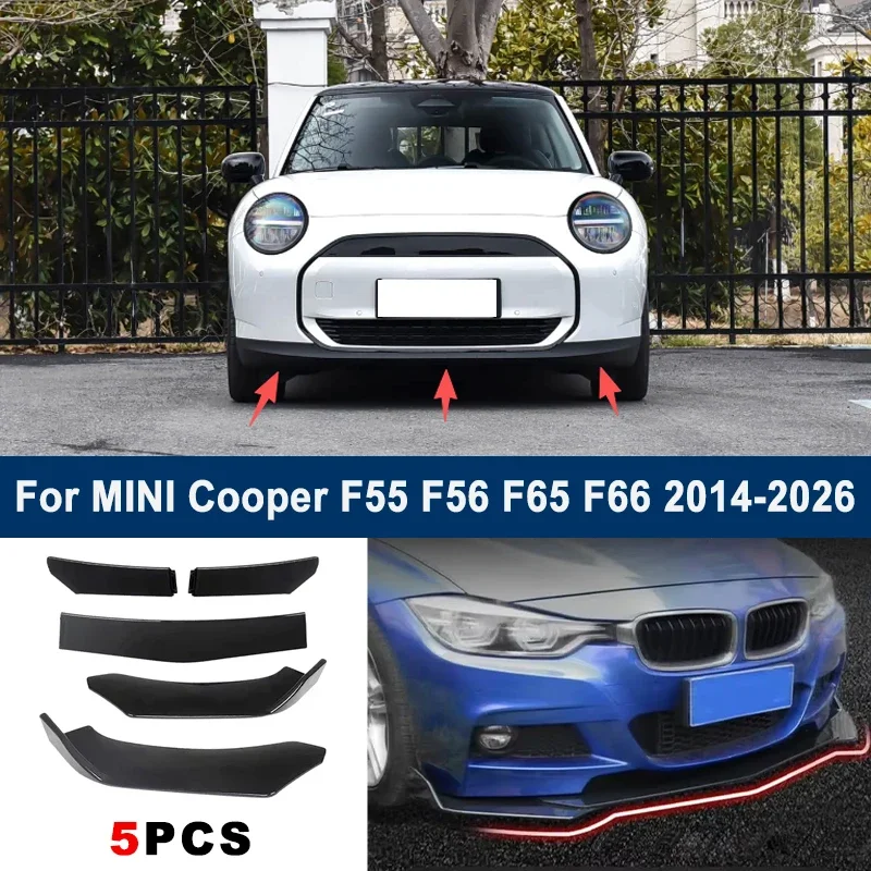 Adjustable 5Pcs Sectional Front Spoiler Lip For MINI Cooper F55 F56 F65 F66 2014-2026 Front Bumper Splitter Sport Body Kit
Adjustable 5Pcs Sectional Front Spoiler Lip For MINI Cooper F55 F56 F65 F66 2014-2026 Front Bumper Splitter Sport Body Kit
