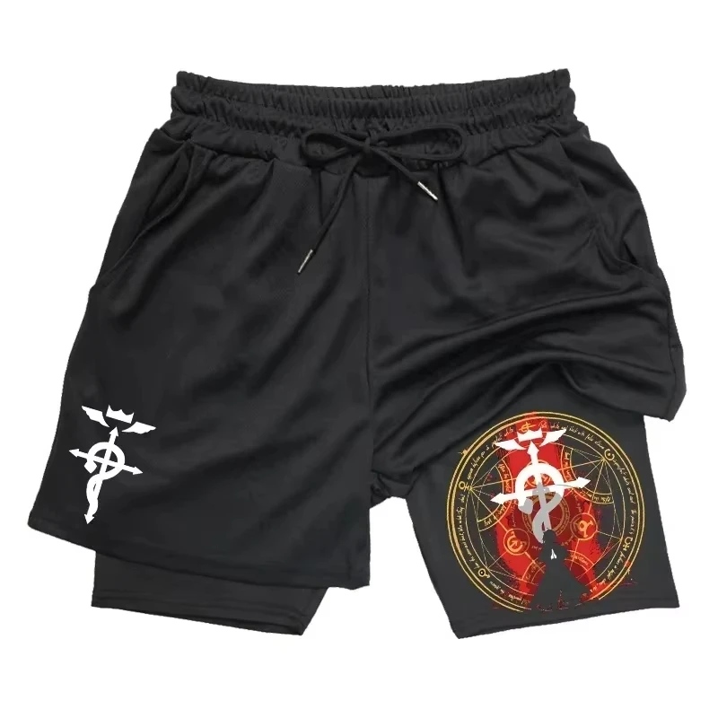 Anime Fullmetal Alchemist Printed New Double Layer 2-in-1 Shorts Men's Summer Gym Fast Drying Breathable Sports Fitness Shorts
Anime Fullmetal Alchemist Printed New Double Layer 2-in-1 Shorts Men's Summer Gym Fast Drying Breathable Sports Fitness Shorts