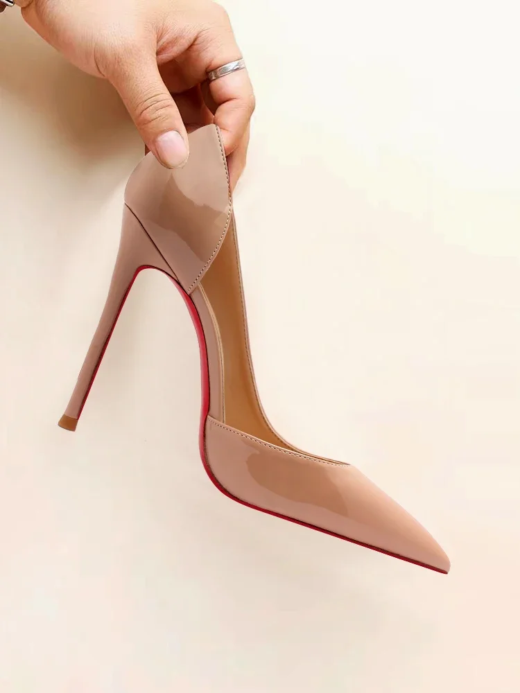 fashion side open red bottom high heels women 12cm single shoes spring summer pumps for daily dress party
fashion side open red bottom high heels women 12cm single shoes spring summer pumps for daily dress party