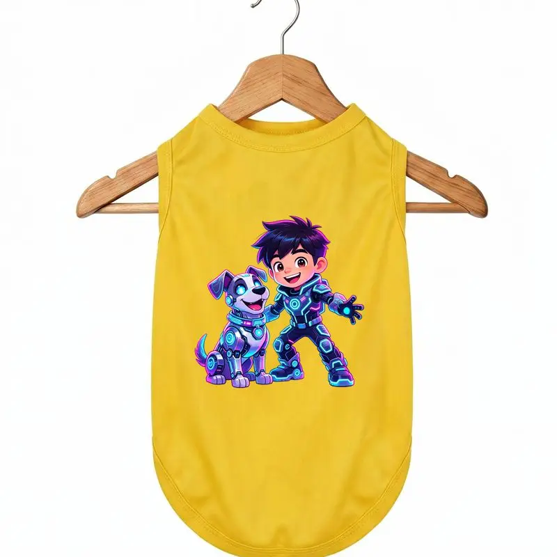 Summer Dog Vest Cartoon Print Breathable Lightweight Small Dog Cooling Tank Top Outdoor Pet Apparel
Summer Dog Vest Cartoon Print Breathable Lightweight Small Dog Cooling Tank Top Outdoor Pet Apparel