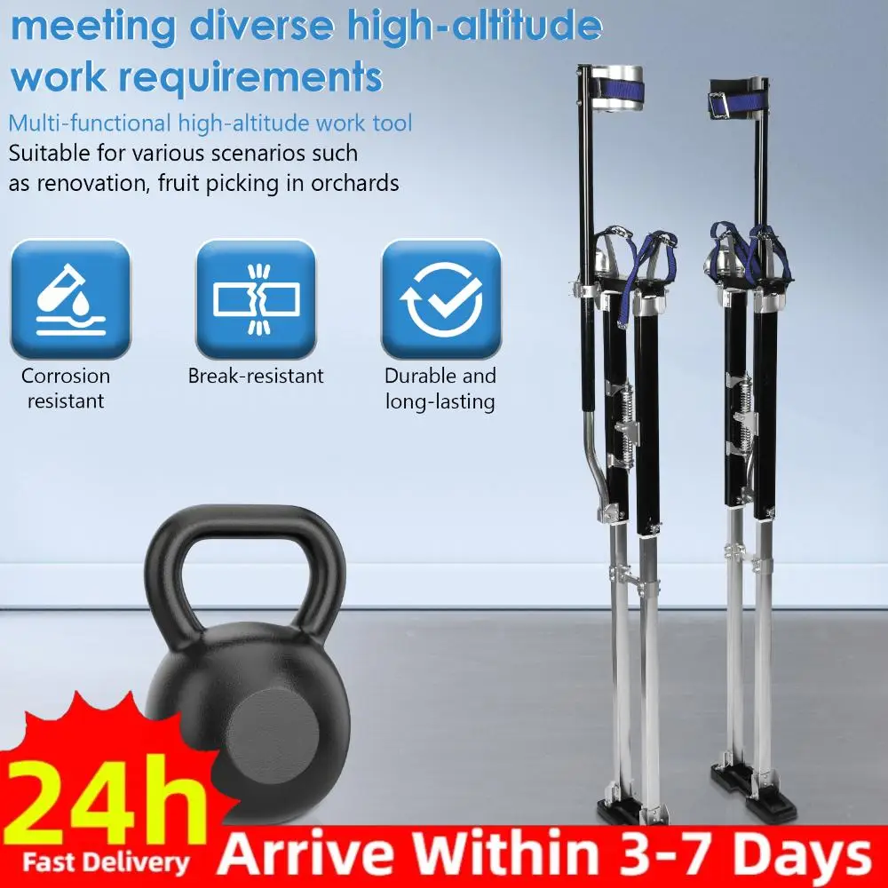 48-60 Inch Painters Walking Finishing Tools Adjustable Drywall Painting Stilts for Ceiling Sheetrock Taping Parade Costume
48-60 Inch Painters Walking Finishing Tools Adjustable Drywall Painting Stilts for Ceiling Sheetrock Taping Parade Costume
