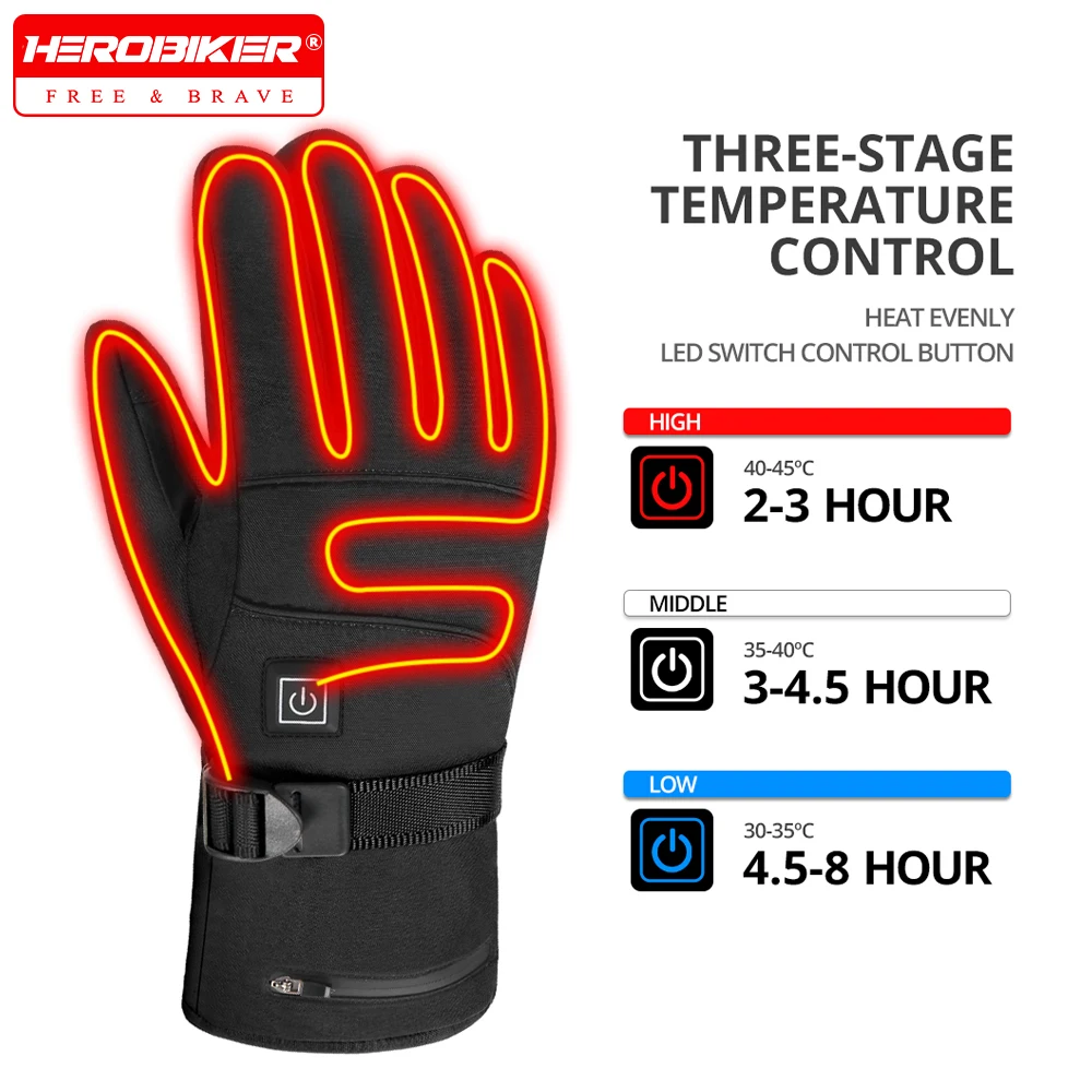 Motorcycle Electric Heated Gloves Touch Screen Finger Heat USB Electric Motocross Heating Gloves Windproof Heated Gloves Winter
Motorcycle Electric Heated Gloves Touch Screen Finger Heat USB Electric Motocross Heating Gloves Windproof Heated Gloves Winter