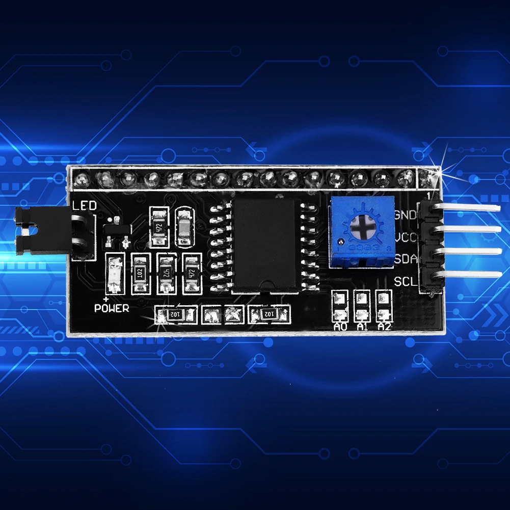 I2C Interface LCD Adapter LCD1602 Adapter Module LCD1602 Adapter Board IIC/I2C Interface 5V Converter Module for 1602 LCD
I2C Interface LCD Adapter LCD1602 Adapter Module LCD1602 Adapter Board IIC/I2C Interface 5V Converter Module for 1602 LCD
