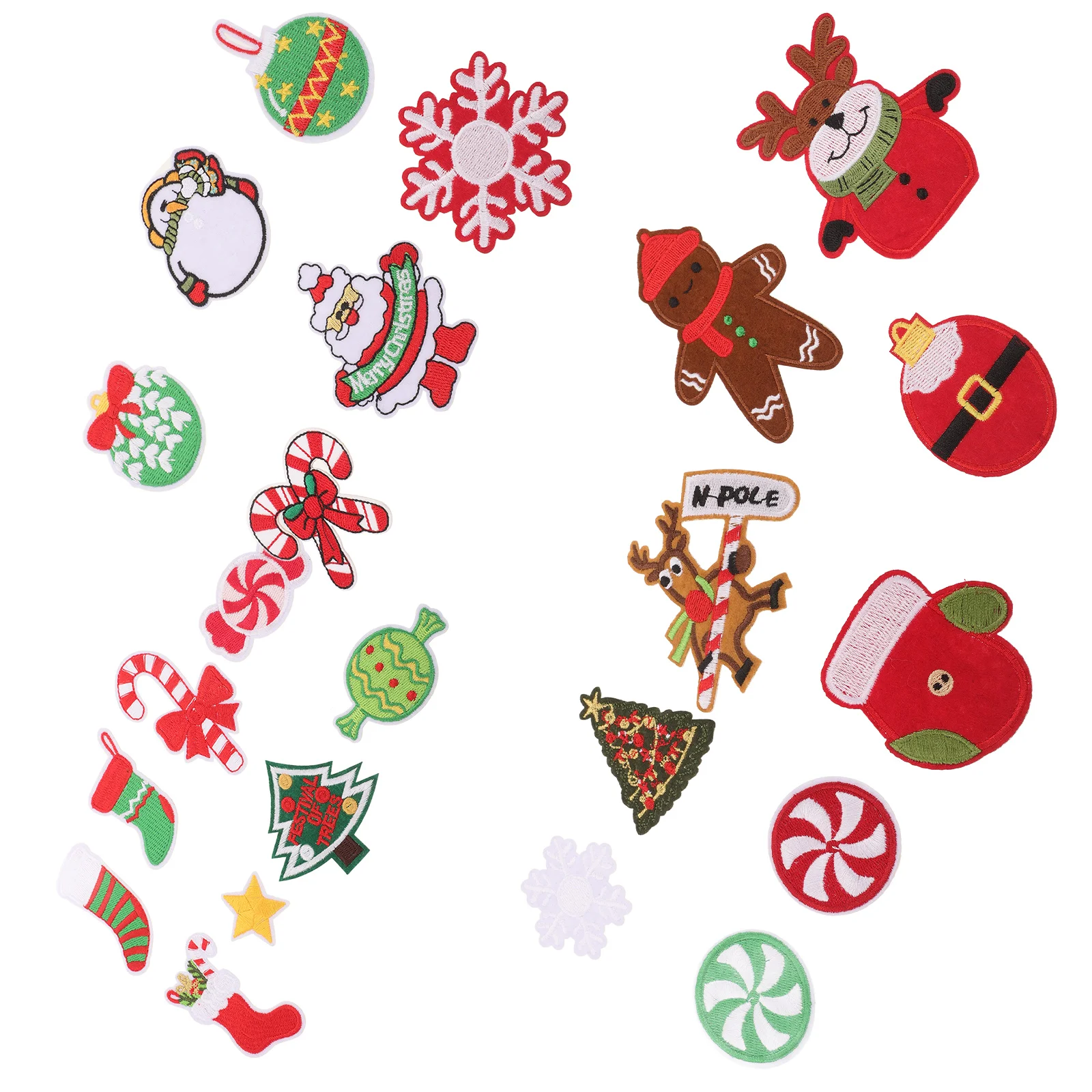 23pcs Christmas Embroidered Patches Santa Trees Snowman Appliques DIY Clothes Bags Curtains Shoes Hats Elastic B Sewing Craft
23pcs Christmas Embroidered Patches Santa Trees Snowman Appliques DIY Clothes Bags Curtains Shoes Hats Elastic B Sewing Craft