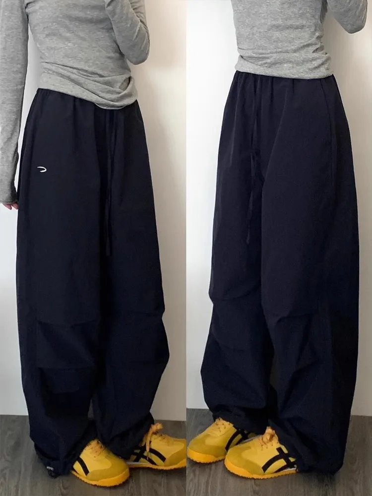 Ретро-спортивные брюки в американском стиле для женщин: зимние, быстросохнущие, повседневные, свободные, широкие, в пол, для спорта и отдыха
Ретро-спортивные брюки в американском стиле для женщин: зимние, быстросохнущие, повседневные, свободные, широкие, в пол, для спорта и отдыха