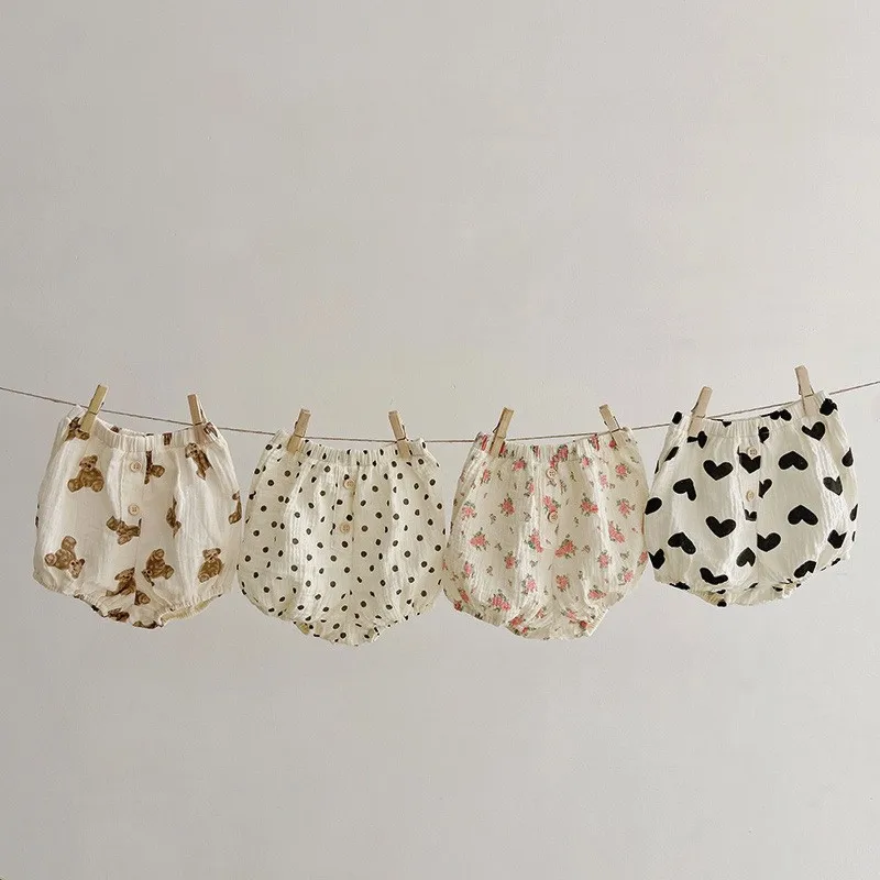 New Born Girls Cartoon Shorts Cute Casual Loose Short Pants Summer Wear Toddler Boys Full Printing Thin Soft Triangular Pants
New Born Girls Cartoon Shorts Cute Casual Loose Short Pants Summer Wear Toddler Boys Full Printing Thin Soft Triangular Pants
