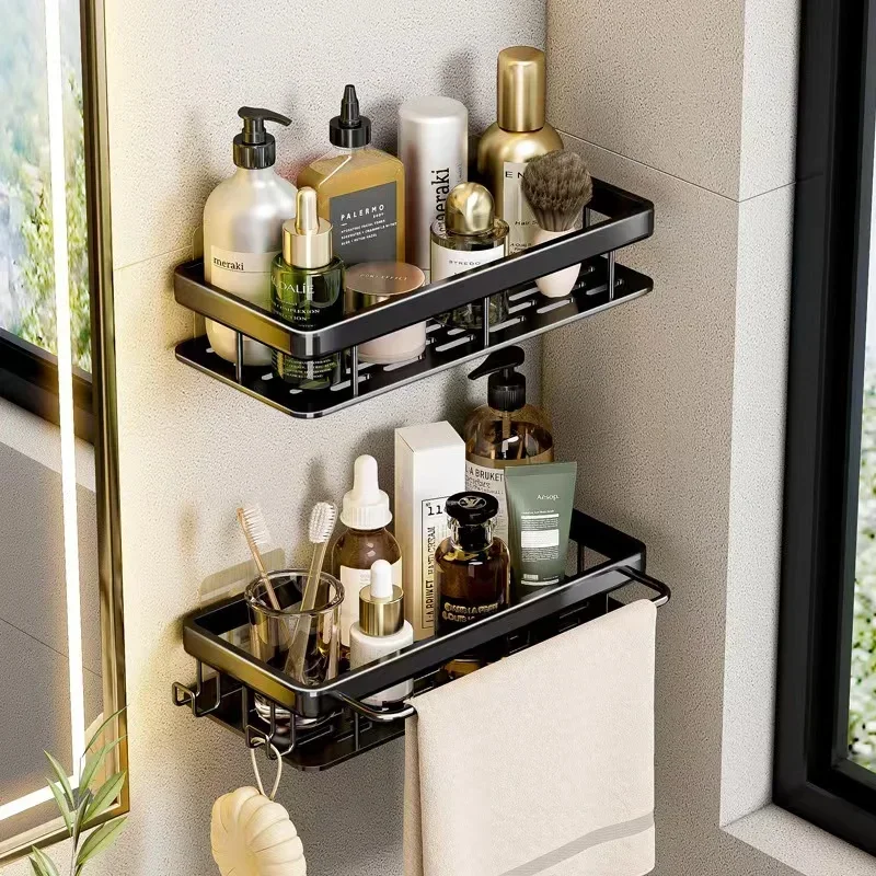 No Drill Bathroom Shelf Space Aluminum Bathroom Shelves Shower Organizer Rack with Hook Up Storage Holder Bathroom Furniture
No Drill Bathroom Shelf Space Aluminum Bathroom Shelves Shower Organizer Rack with Hook Up Storage Holder Bathroom Furniture