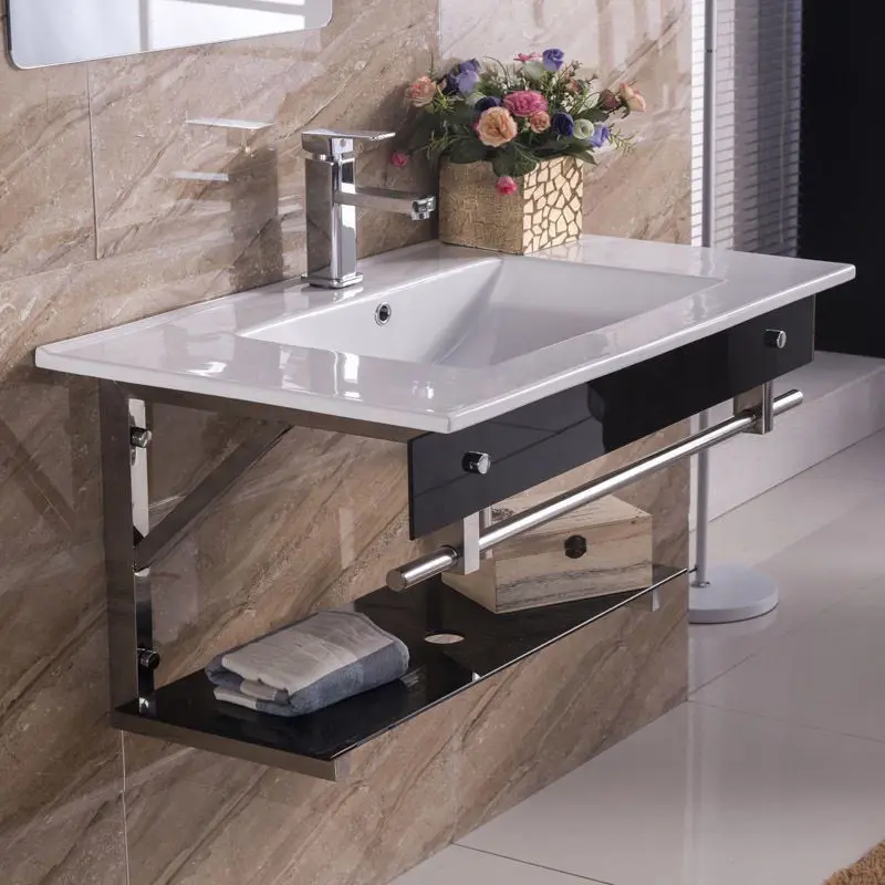 Bathroom wall-mounted washbasin, wall-mounted ceramic washbasin, washbasin integral bracket, washbasin combination
Bathroom wall-mounted washbasin, wall-mounted ceramic washbasin, washbasin integral bracket, washbasin combination