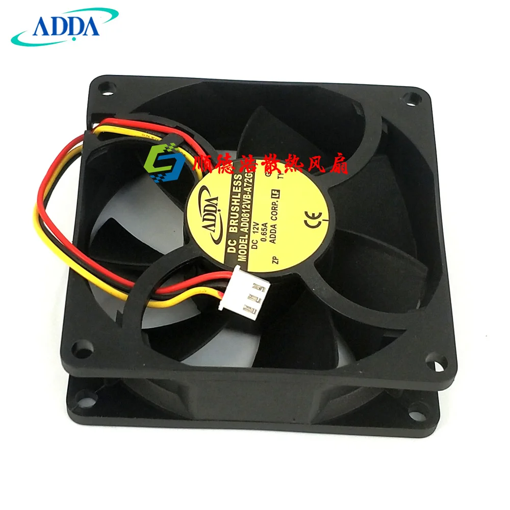 Ltsf For ADDA AD0812VB-A72GP DC 12V 0.65A 80x80x25mm 3-Wire Server Cooling Fan8cm
Ltsf For ADDA AD0812VB-A72GP DC 12V 0.65A 80x80x25mm 3-Wire Server Cooling Fan8cm