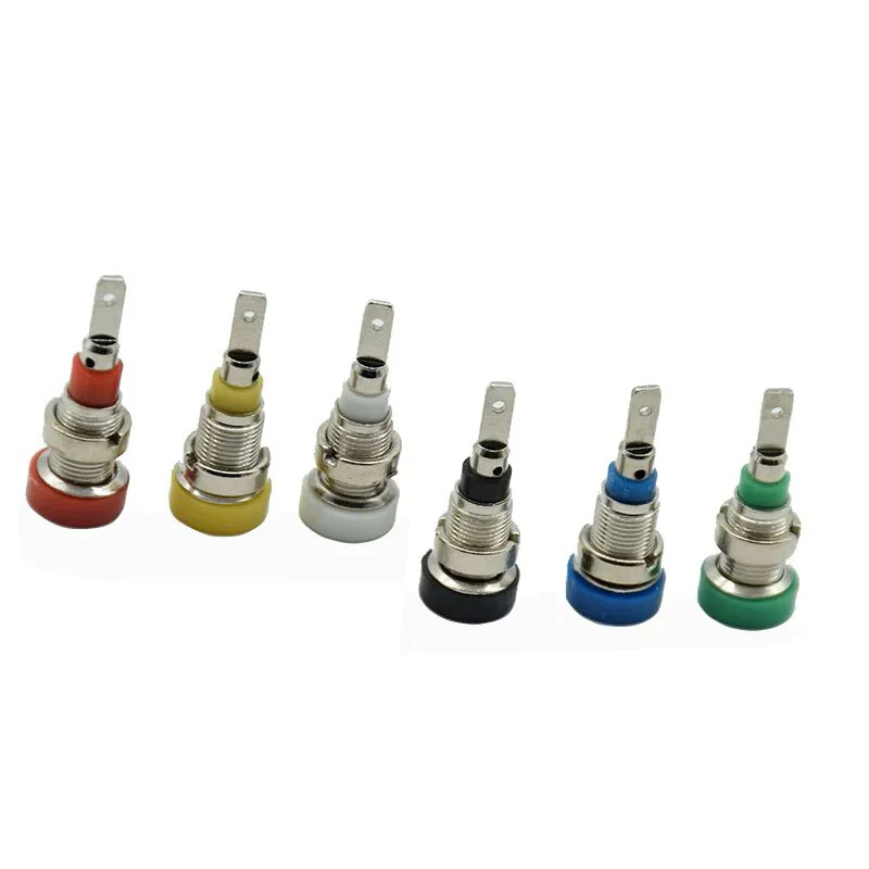 5pcs Multimeter instrument 2mm banana plugs Banana female connector Pure copper insulation banana Jack socket terminal
5pcs Multimeter instrument 2mm banana plugs Banana female connector Pure copper insulation banana Jack socket terminal
