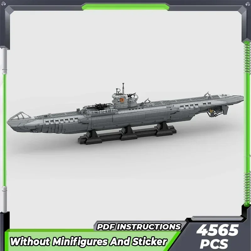 Moc Building Bricks Military Model U-Boat Type VIIC Warship Technology Modular Blocks Gifts Christmas Toys DIY Sets Assembly
Moc Building Bricks Military Model U-Boat Type VIIC Warship Technology Modular Blocks Gifts Christmas Toys DIY Sets Assembly