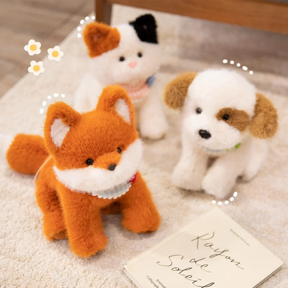 Cartoon Stuffed Animal Little Kitten Plush Toy Cute Comfort puppy Fluffly Fox Learning Accompany Doll Desktop Decoration
Cartoon Stuffed Animal Little Kitten Plush Toy Cute Comfort puppy Fluffly Fox Learning Accompany Doll Desktop Decoration