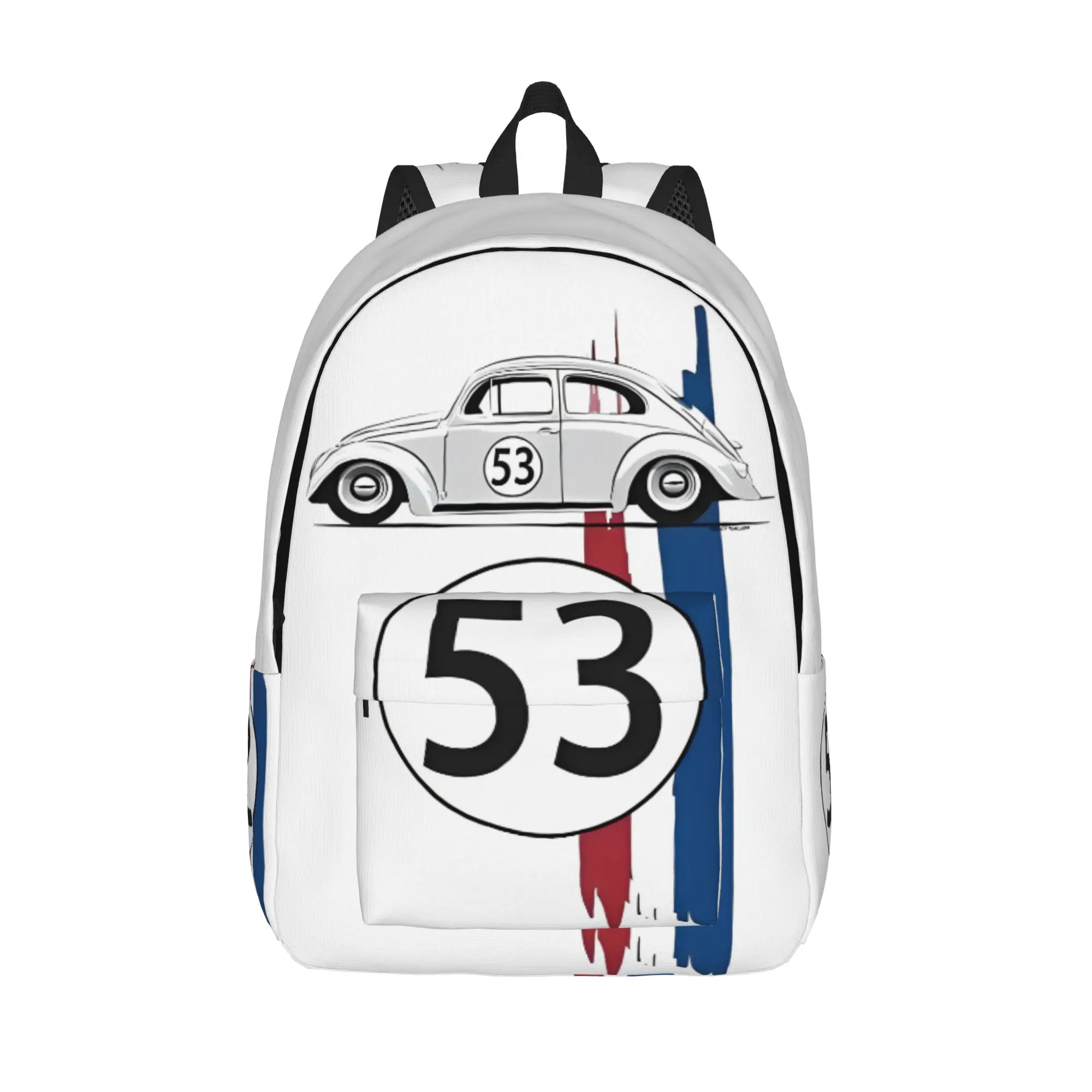Herbie Number 53 Backpack Men Women Teenage School Travel Daypack Race Car Enthusiasts Stripe College Canvas Bags Lightweight
Herbie Number 53 Backpack Men Women Teenage School Travel Daypack Race Car Enthusiasts Stripe College Canvas Bags Lightweight