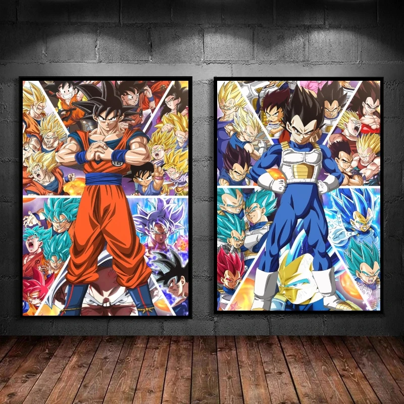 Canvas Prints Dragon Ball Goku Vegeta Gifts Kid Action Figures Poster Toys Home Room Painting Children's Bedroom Decor Classic
Canvas Prints Dragon Ball Goku Vegeta Gifts Kid Action Figures Poster Toys Home Room Painting Children's Bedroom Decor Classic