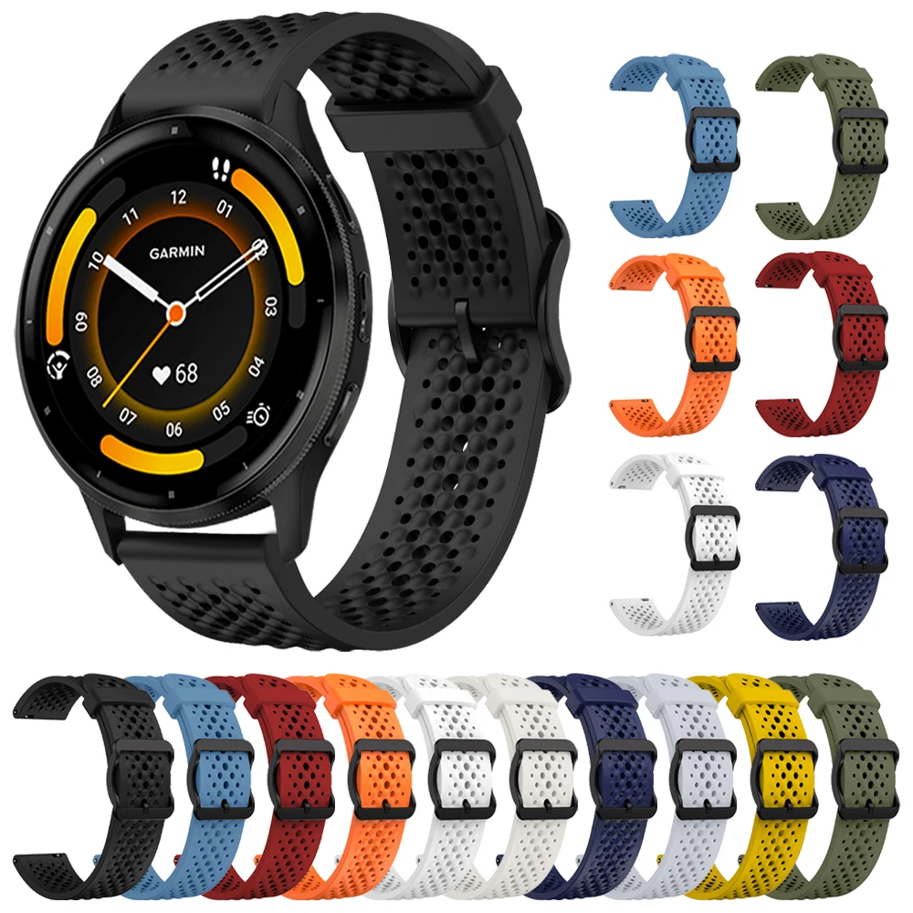 Дышащий ремешок для Garmin Venu 3 Venu2, 22 мм, ремешок для часов Forerunner 265 255 Music Vivoactive 4, силиконовый спортивный ремешок для часов
Дышащий ремешок для Garmin Venu 3 Venu2, 22 мм, ремешок для часов Forerunner 265 255 Music Vivoactive 4, силиконовый спортивный ремешок для часов