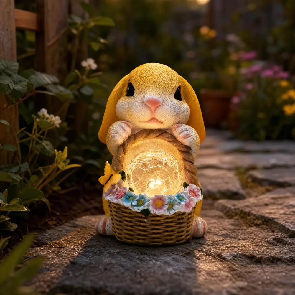 Solar Animal Statue Light Cute Puppy Cat Rabbit Solar Garden Light Waterproof Solar Lamp for Yard Patio Porch Decoration
Solar Animal Statue Light Cute Puppy Cat Rabbit Solar Garden Light Waterproof Solar Lamp for Yard Patio Porch Decoration