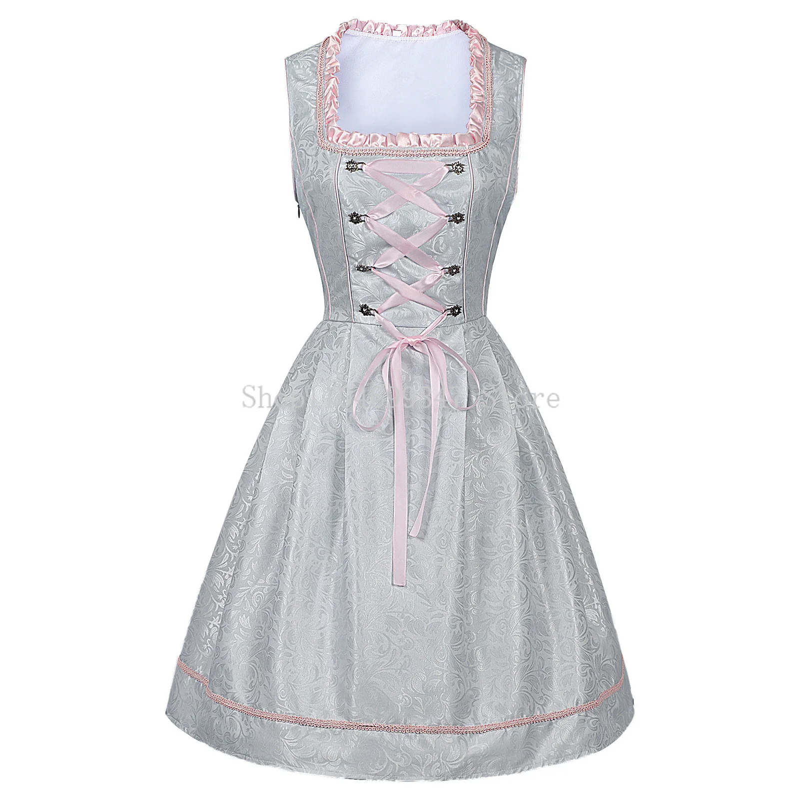 Adult German Munich Oktoberfest cos Bavarian print strap dress maid suit halloween costumes for women adult renaissance costume
Adult German Munich Oktoberfest cos Bavarian print strap dress maid suit halloween costumes for women adult renaissance costume