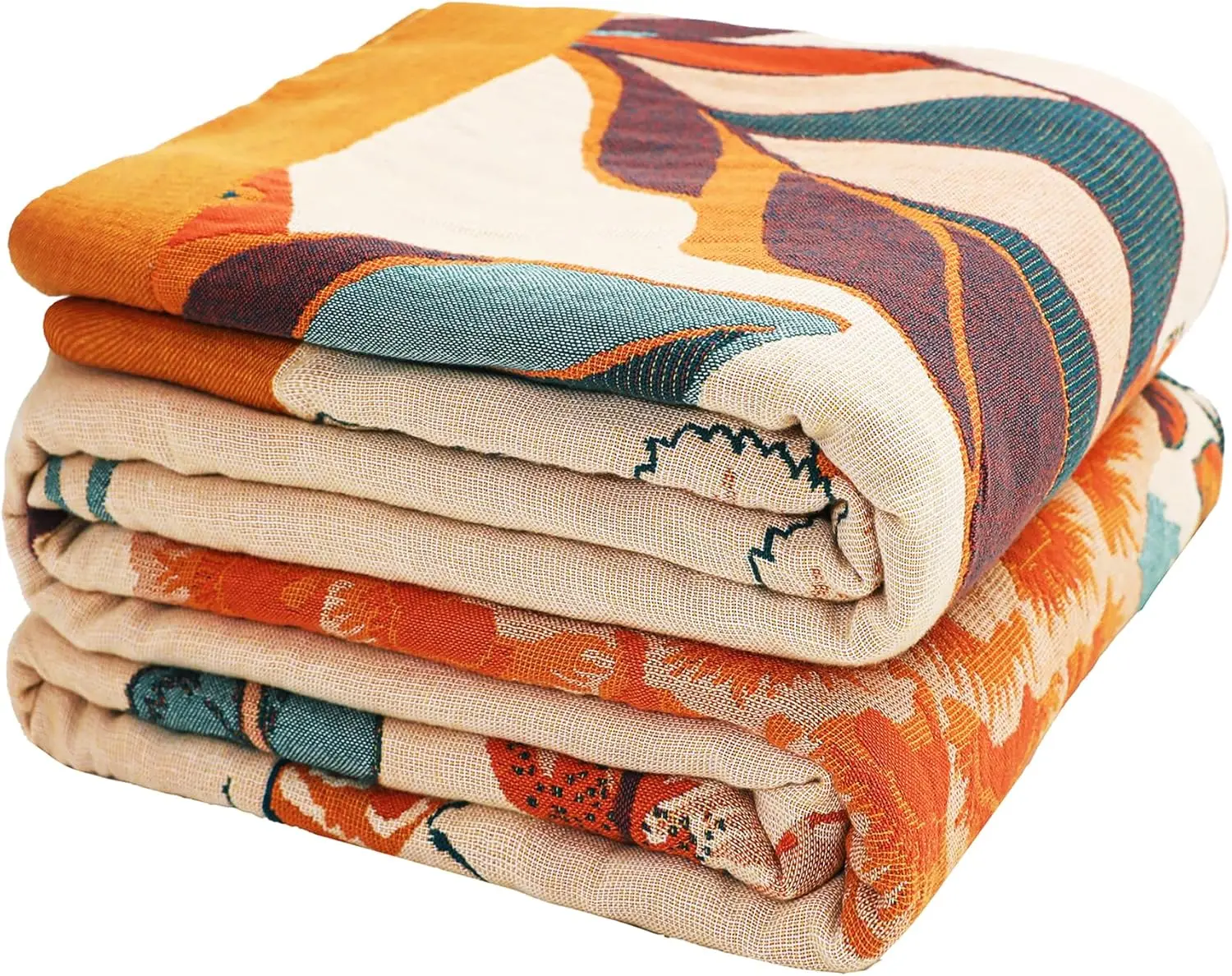 Boho Throw Blanket, 100% Organic Cotton Breathable Soft Lightweight All Season Rustic Bed Throw - Floral Bird Farmhouse Decor
Boho Throw Blanket, 100% Organic Cotton Breathable Soft Lightweight All Season Rustic Bed Throw - Floral Bird Farmhouse Decor
