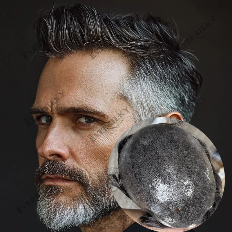 1B65 1B80 1b30 Натуральная линия волос Черный Серый Прочный 0,1 мм Инъекционный ПУ Темно-коричневый Мужской парик Система человеческих волос Протезы
1B65 1B80 1b30 Натуральная линия волос Черный Серый Прочный 0,1 мм Инъекционный ПУ Темно-коричневый Мужской парик Система человеческих волос Протезы