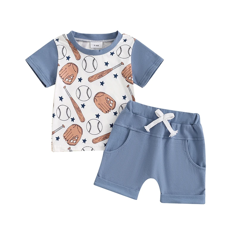Baseball Toddler Baby Boy Clothes 2piece T Shirt Baseball Print Shorts Set Sports Outfit Toddler Clothing
Baseball Toddler Baby Boy Clothes 2piece T Shirt Baseball Print Shorts Set Sports Outfit Toddler Clothing