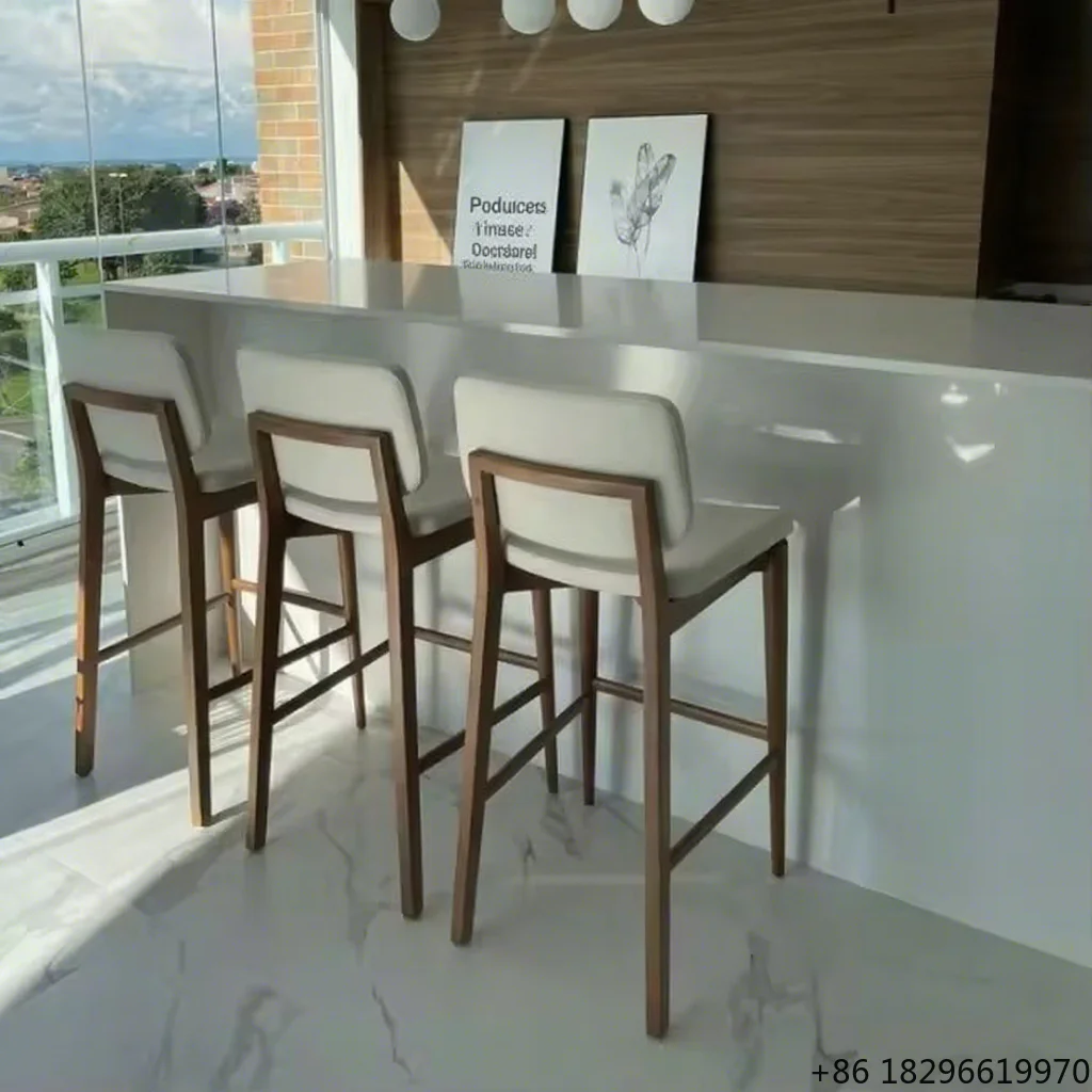 High Leg Leather Bar Stools Alloy Steel Leg Luxury Upholstered Chair For Home Kitchen Bar
High Leg Leather Bar Stools Alloy Steel Leg Luxury Upholstered Chair For Home Kitchen Bar