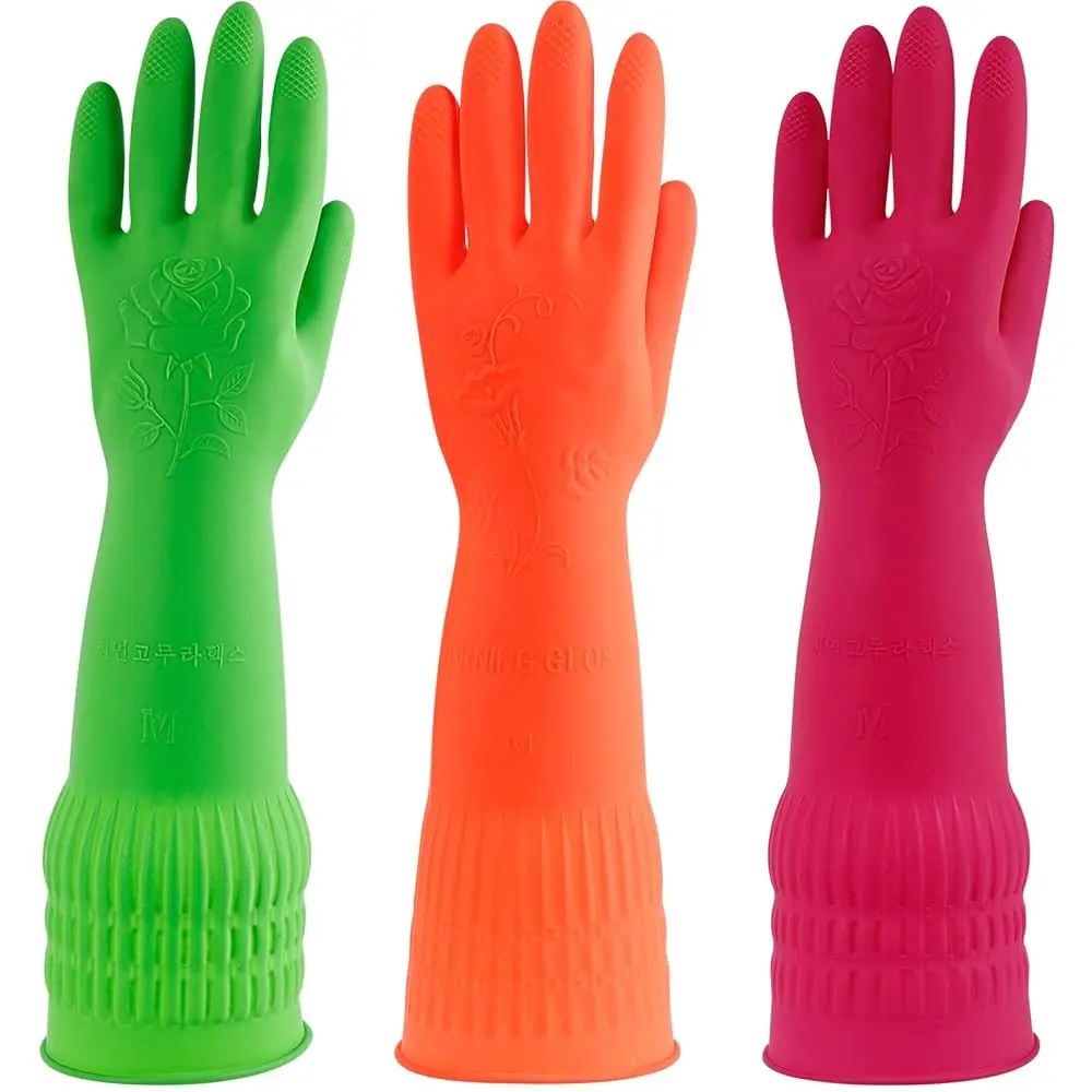 Free Shipping 3 Pairs Rubber Dishwashing Gloves,Rubber Cleaning Gloves, Reusable Kitchen Glove for Household,Waterproof
Free Shipping 3 Pairs Rubber Dishwashing Gloves,Rubber Cleaning Gloves, Reusable Kitchen Glove for Household,Waterproof