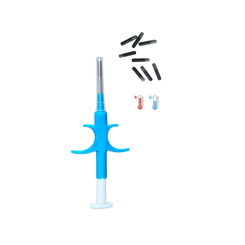 5pcs RFID 134.2khz implanted ID animal Thermo microchip with syringe for pet breeder measures real-time dog cat body temperature
5pcs RFID 134.2khz implanted ID animal Thermo microchip with syringe for pet breeder measures real-time dog cat body temperature