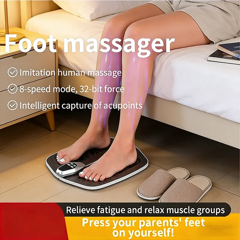 2026 New Smart Foot Massager Pads Electric Pulse Microcurrent Foot Therapy Multi-Mode Pain Relief Health and Relaxation Device
2026 New Smart Foot Massager Pads Electric Pulse Microcurrent Foot Therapy Multi-Mode Pain Relief Health and Relaxation Device