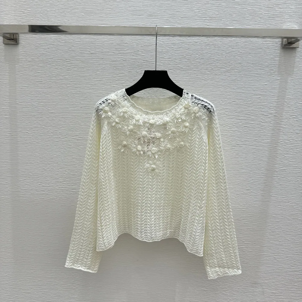 High-quality 2026 spring new style women's French-style elegant three-dimensional flower open-front blouse xy2641237
High-quality 2026 spring new style women's French-style elegant three-dimensional flower open-front blouse xy2641237