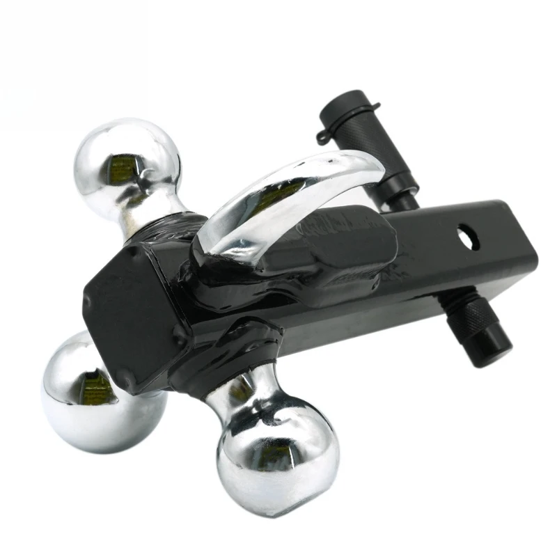 Electroplated three ball with hook trailer arm car modified ball chrome plated rescue traction hook 
Electroplated three ball with hook trailer arm car modified ball chrome plated rescue traction hook