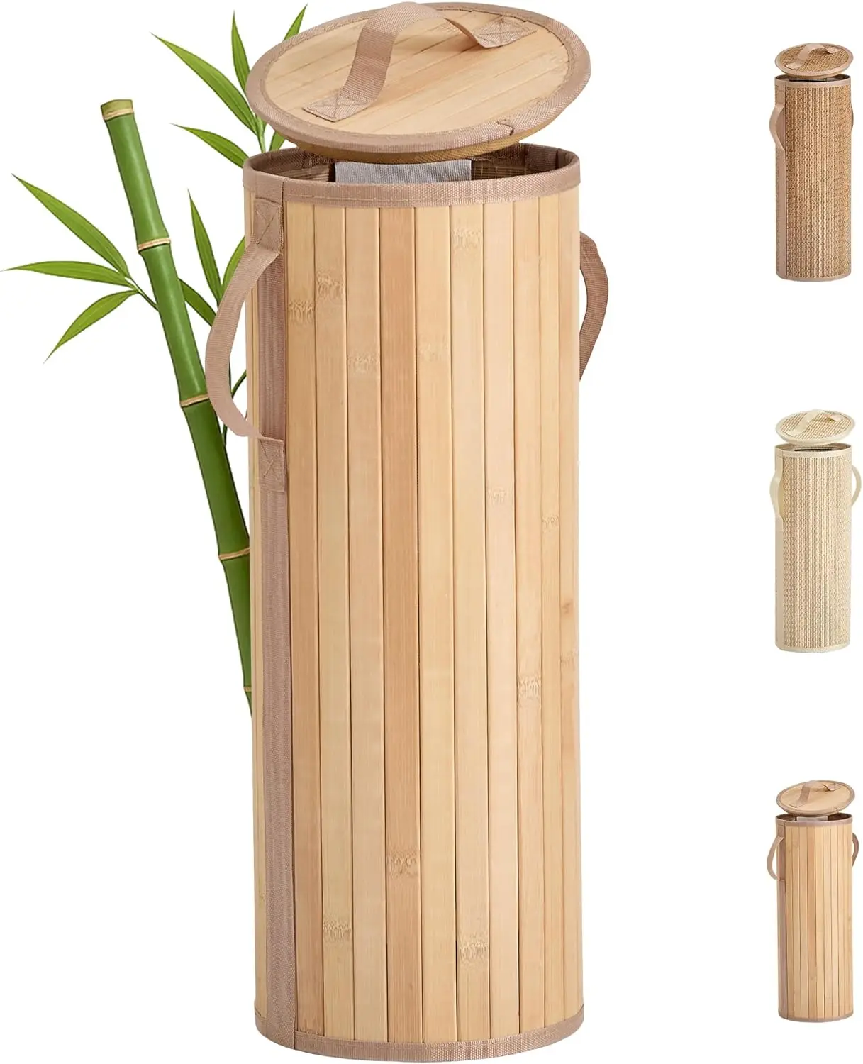 Handwoven Bamboo Toilet Paper Storage Basket with Lid & Handle, 10L, Holds 4 Rolls, Natural
Handwoven Bamboo Toilet Paper Storage Basket with Lid & Handle, 10L, Holds 4 Rolls, Natural