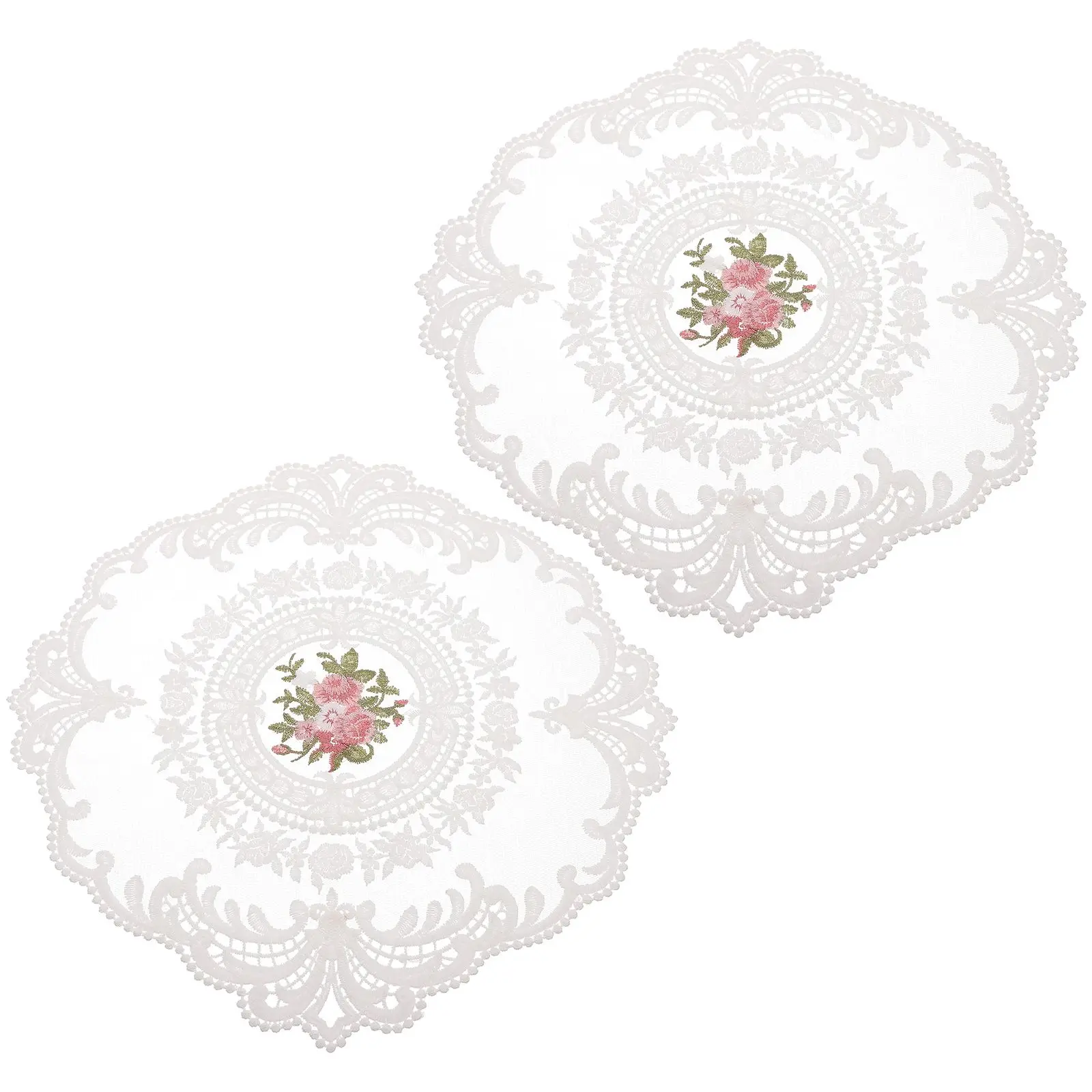 2 Pcs Milk Silk Lace Table Mat Place Mats White Kitchen Dining Coaster Practical Reusable Placemats Holidays Events Home Decor
2 Pcs Milk Silk Lace Table Mat Place Mats White Kitchen Dining Coaster Practical Reusable Placemats Holidays Events Home Decor