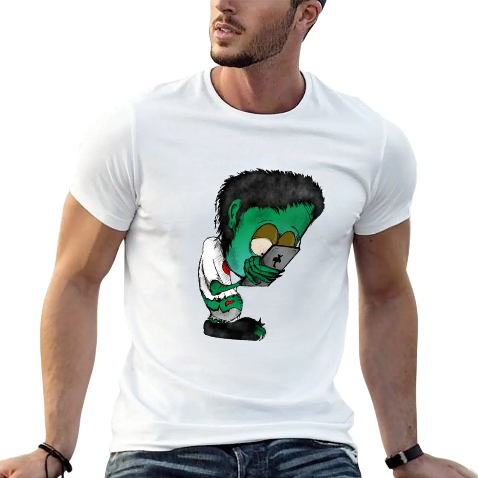 New Mobile phone zombie smartphone zombie smartphone zombie T-Shirt summer tops plain t-shirt mens clothing
New Mobile phone zombie smartphone zombie smartphone zombie T-Shirt summer tops plain t-shirt mens clothing