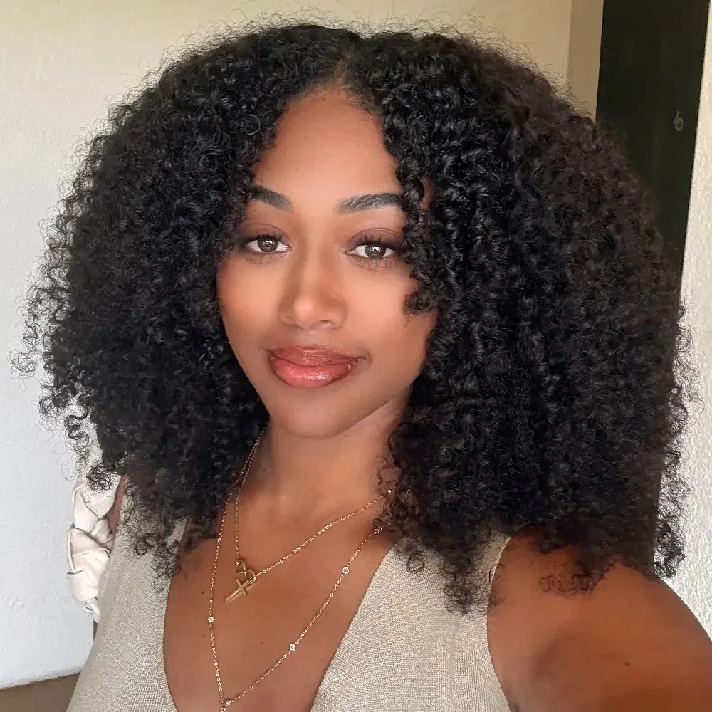 220 Density 3 In 1 Half Glueless Wig Kinky Curly Human Hair 16-32Inch Wear Ready To Wear With Drawstring Seamless Wigs For Women
220 Density 3 In 1 Half Glueless Wig Kinky Curly Human Hair 16-32Inch Wear Ready To Wear With Drawstring Seamless Wigs For Women