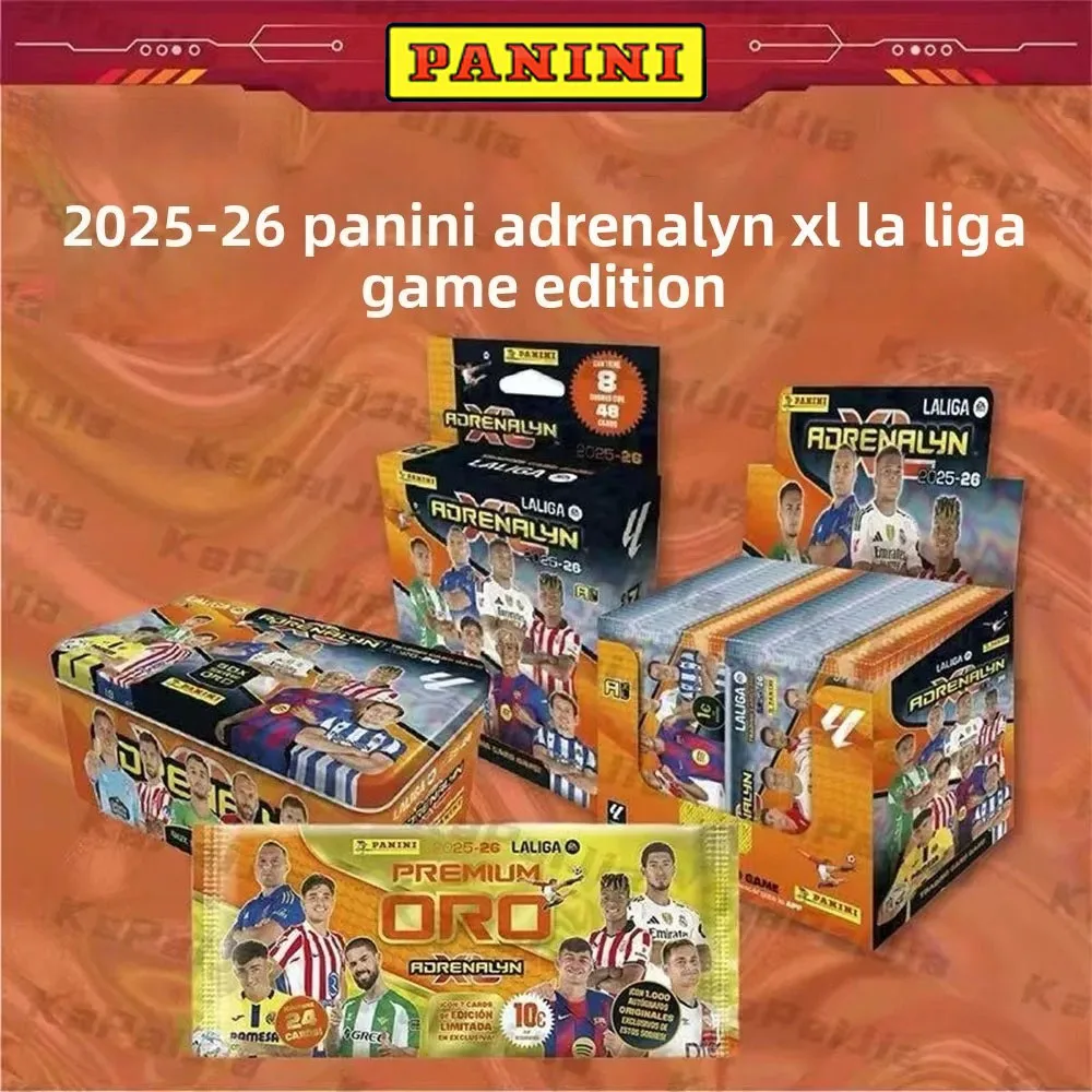 2025-26 Panini Adrenalyn XL Spanish Club Soccer Stickers Random Tin Box Rare Flash Hobby Collection Holiday Gift For Boys
2025-26 Panini Adrenalyn XL Spanish Club Soccer Stickers Random Tin Box Rare Flash Hobby Collection Holiday Gift For Boys