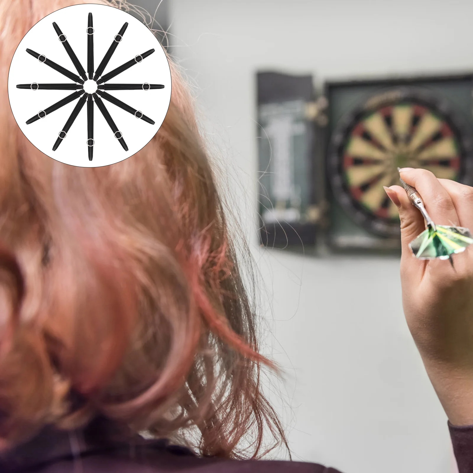 50Sets Professional Nylon Shafts Thread Stems Replacement Durable Lightweight Accessories Competition Throwing Supplies 
50Sets Professional Nylon Shafts Thread Stems Replacement Durable Lightweight Accessories Competition Throwing Supplies