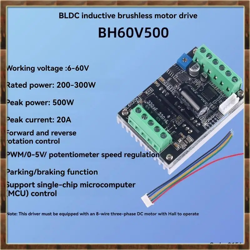 A48T Высокая мощность 500 Вт 20 А Драйвер двигателя BLDC 6-60 В для трехфазной платы управления бесщеточным двигателем ШИМ
A48T Высокая мощность 500 Вт 20 А Драйвер двигателя BLDC 6-60 В для трехфазной платы управления бесщеточным двигателем ШИМ