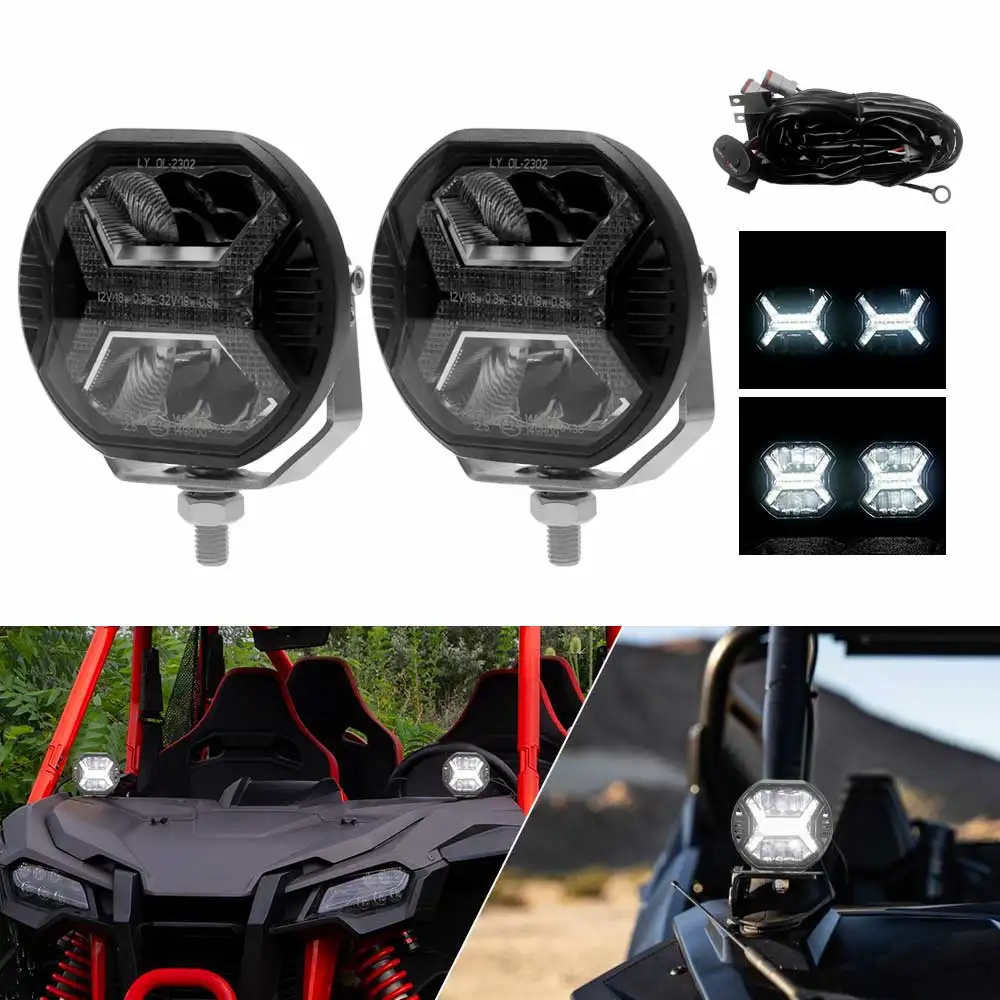 48W LED Work Light Spotlight White High Beam DRL For Off-road Jeeps SUV ATV Truck Tractor Trailers Engineering Vehicle
48W LED Work Light Spotlight White High Beam DRL For Off-road Jeeps SUV ATV Truck Tractor Trailers Engineering Vehicle